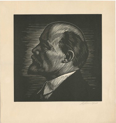 Лянглебен Моисей Вольфович. Портрет В.И. Ленина